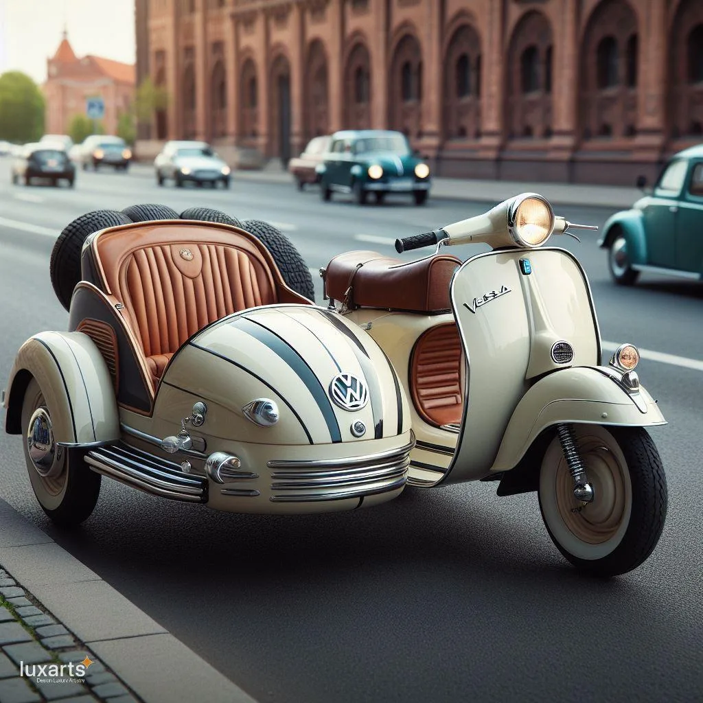Vintage Ride: Vespa and Volkswagen Sidecars for Retro Adventures