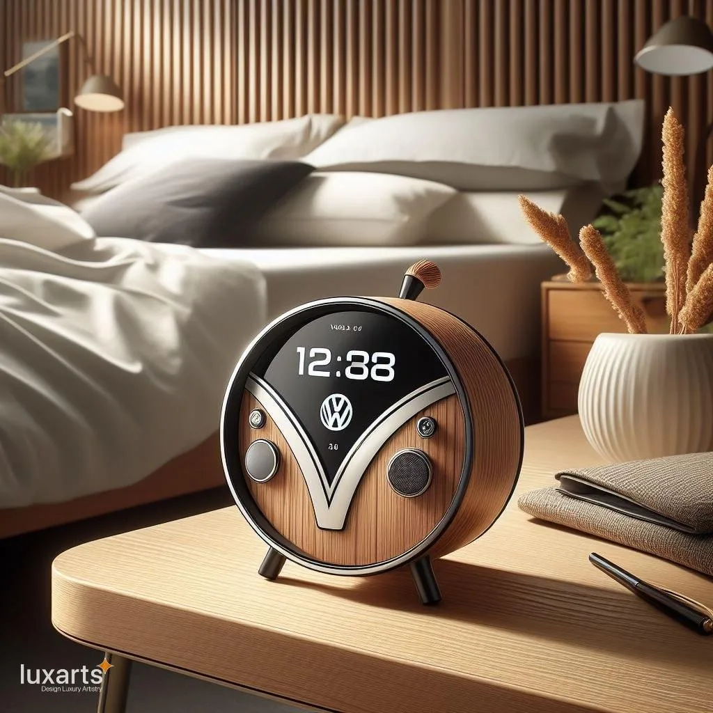 Start Your Day with Style: Volkswagen Inspired Alarm Clocks luxarts volkswagen alarm clock 1 jpg