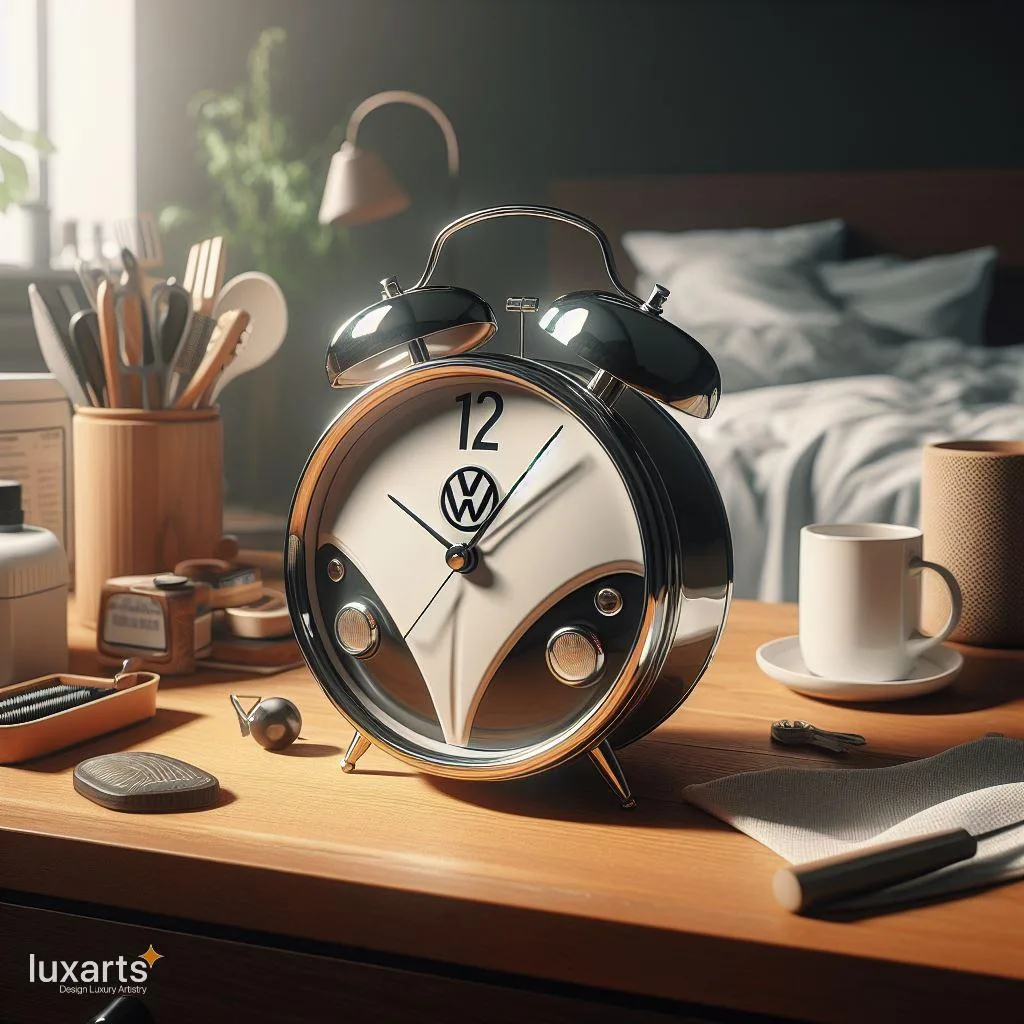 Start Your Day with Style: Volkswagen Inspired Alarm Clocks luxarts volkswagen alarm clock 9 jpg