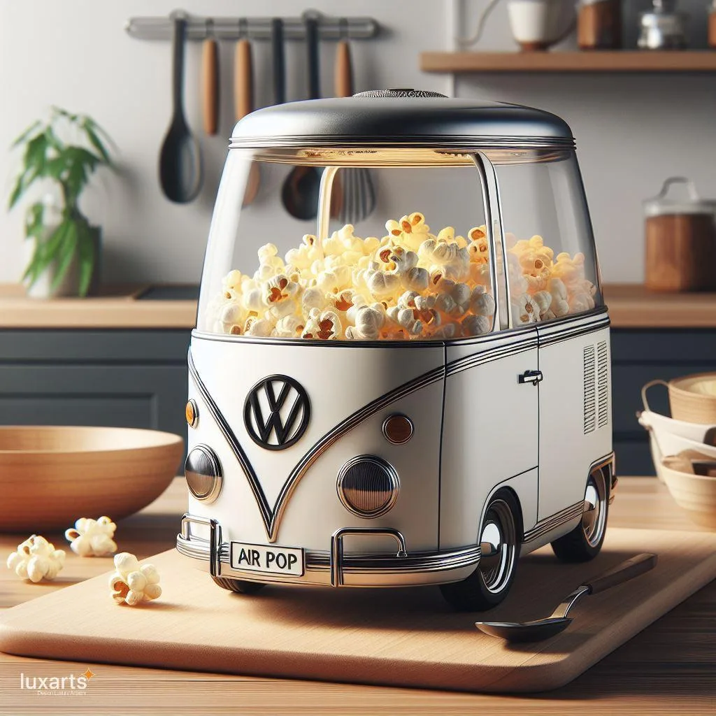 Retro Movie Nights: Volkswagen Bus-Inspired Airpop Popcorn Maker luxarts volkswagen bus airpop popcorn maker 1 jpg