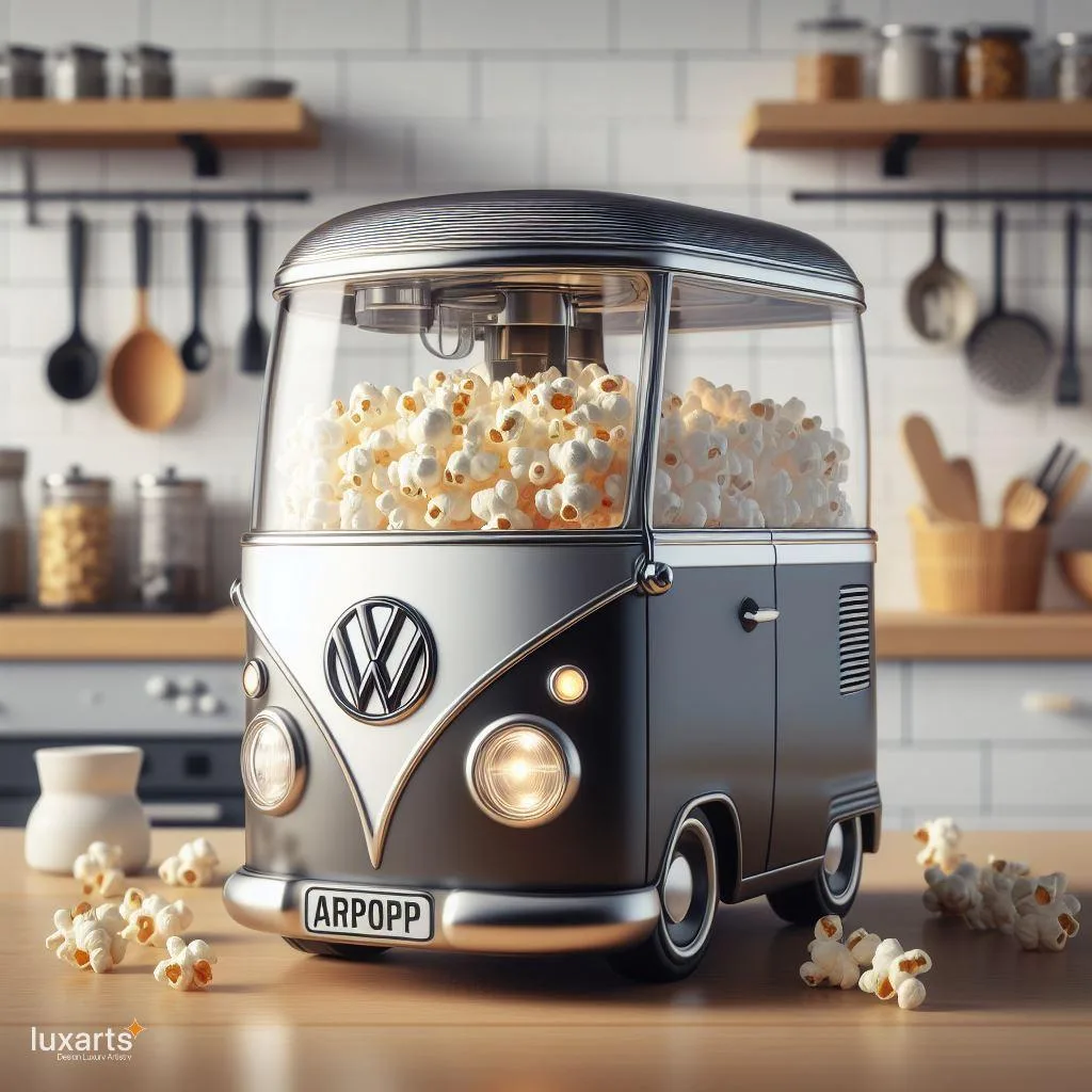 Retro Movie Nights: Volkswagen Bus-Inspired Airpop Popcorn Maker luxarts volkswagen bus airpop popcorn maker 11 jpg