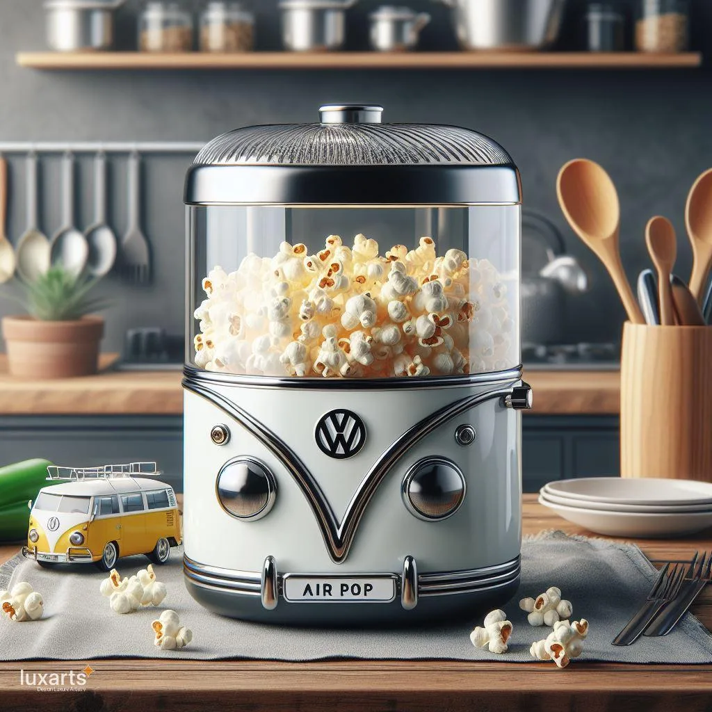 Retro Movie Nights: Volkswagen Bus-Inspired Airpop Popcorn Maker luxarts volkswagen bus airpop popcorn maker 12 jpg