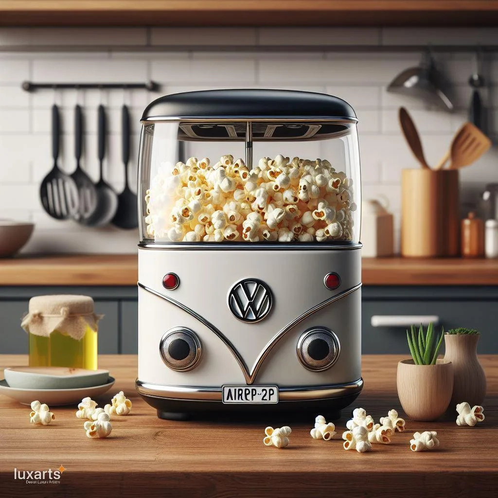 Retro Movie Nights: Volkswagen Bus-Inspired Airpop Popcorn Maker luxarts volkswagen bus airpop popcorn maker 13 jpg