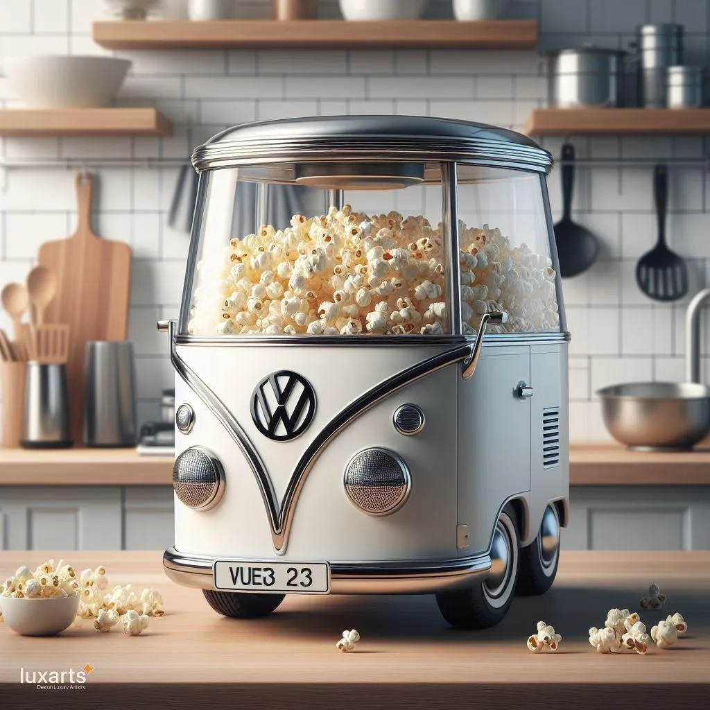 Retro Movie Nights: Volkswagen Bus-Inspired Airpop Popcorn Maker luxarts volkswagen bus airpop popcorn maker 16 jpg
