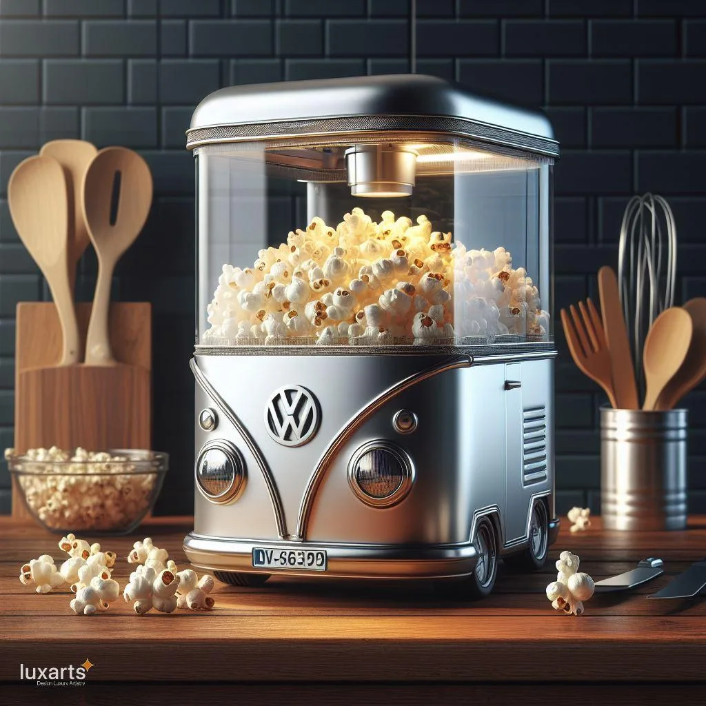 Retro Movie Nights: Volkswagen Bus-Inspired Airpop Popcorn Maker luxarts volkswagen bus airpop popcorn maker 3 jpg