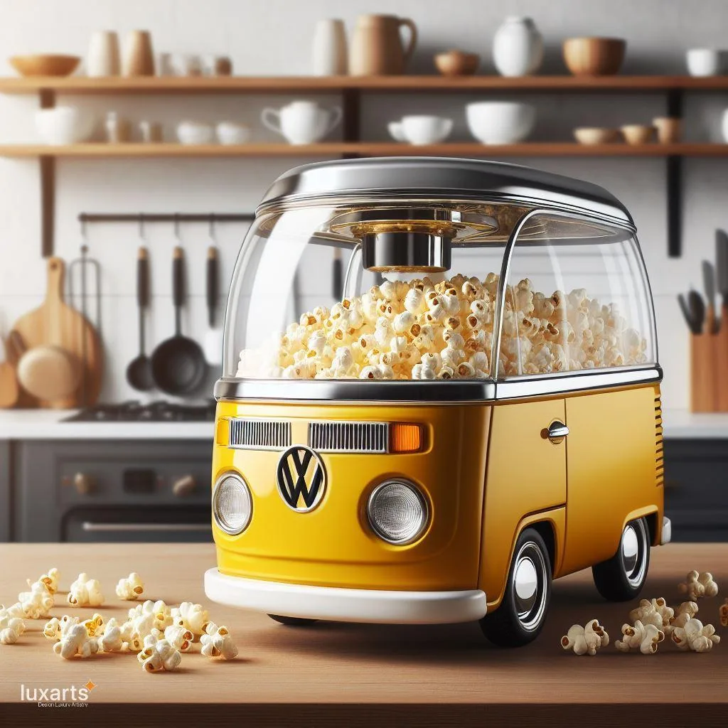 Retro Movie Nights: Volkswagen Bus-Inspired Airpop Popcorn Maker luxarts volkswagen bus airpop popcorn maker 6 jpg