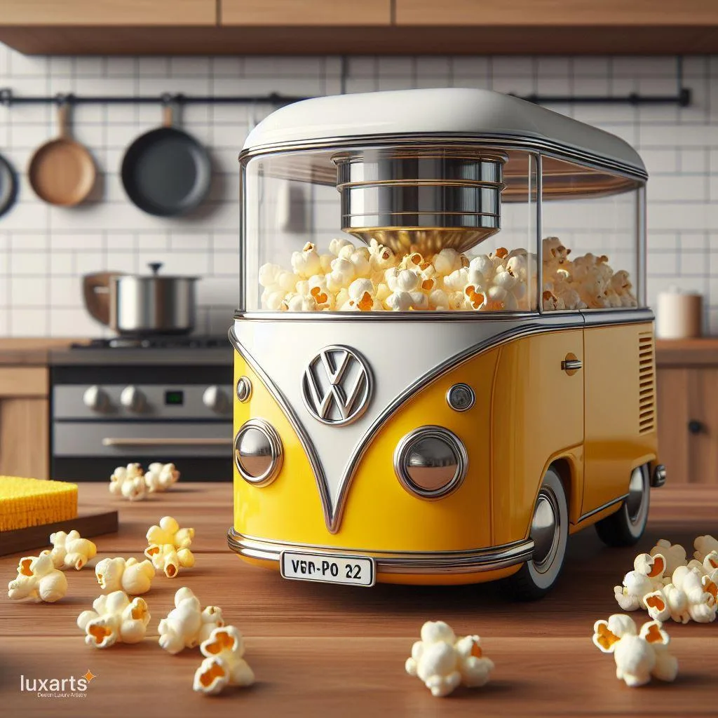 Retro Movie Nights: Volkswagen Bus-Inspired Airpop Popcorn Maker luxarts volkswagen bus airpop popcorn maker 7 jpg