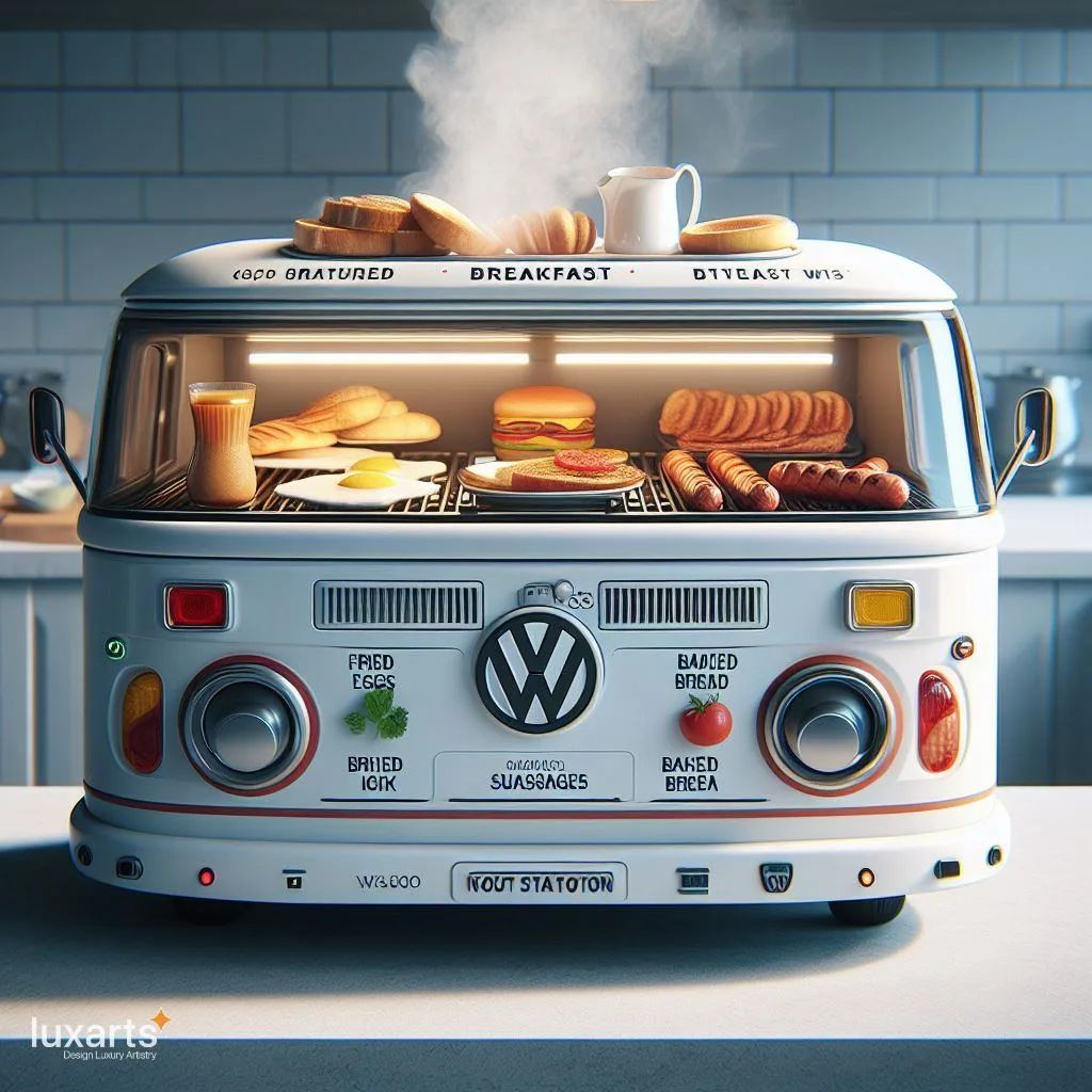 Retro Breakfast Vibes: Volkswagen Bus Inspired Breakfast Stations luxarts volkswagen bus breakfast stations 1 jpg