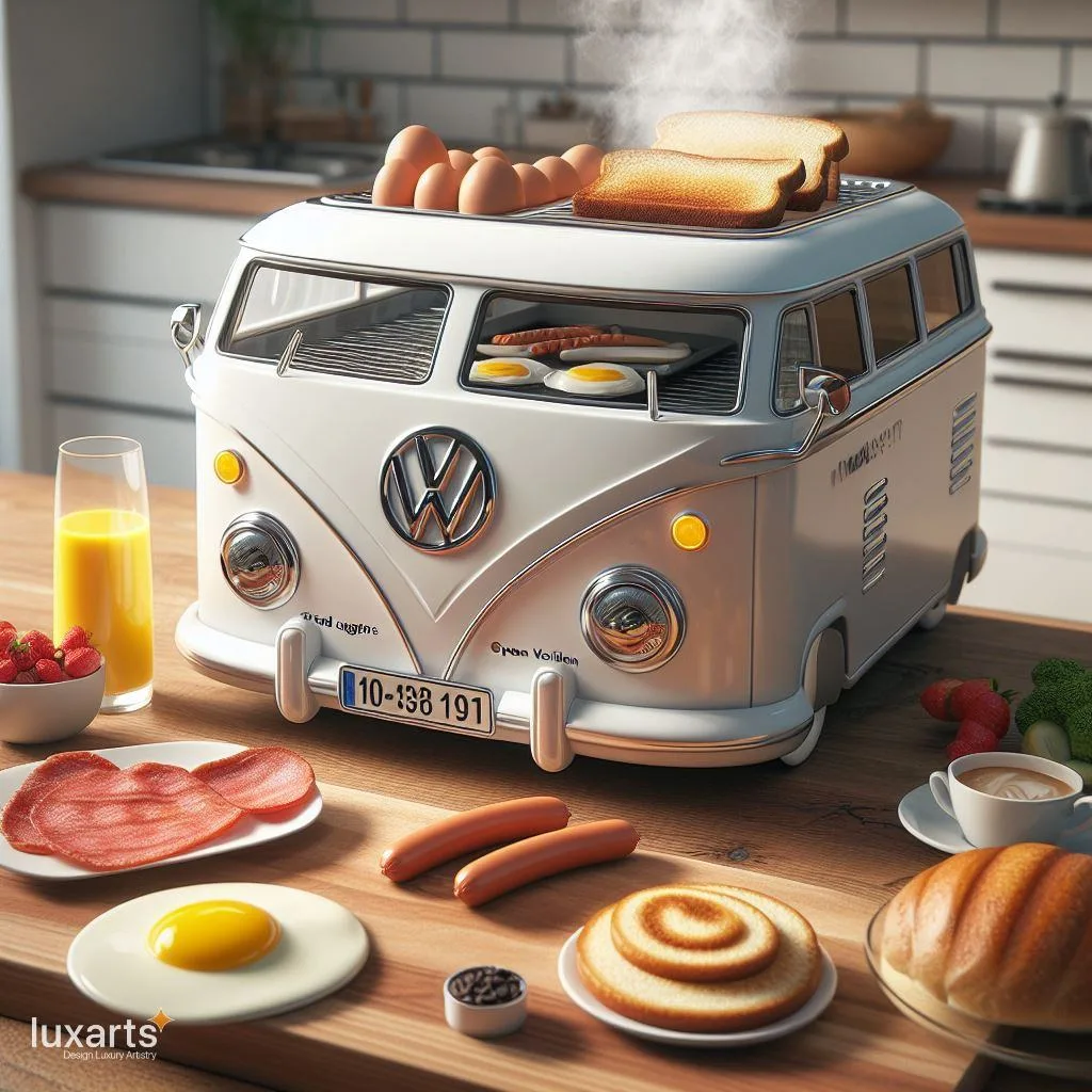 Retro Breakfast Vibes: Volkswagen Bus Inspired Breakfast Stations luxarts volkswagen bus breakfast stations 12 jpg