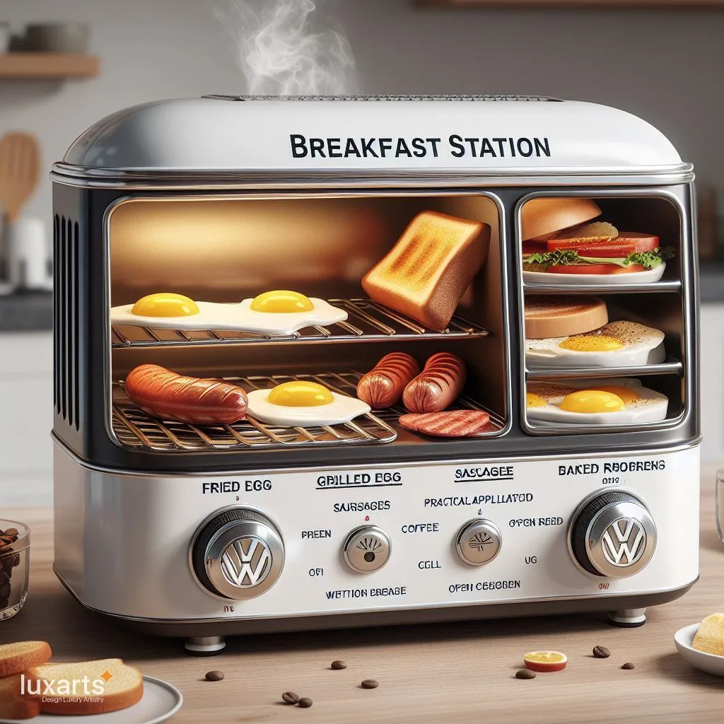 Retro Breakfast Vibes: Volkswagen Bus Inspired Breakfast Stations luxarts volkswagen bus breakfast stations 16 jpg