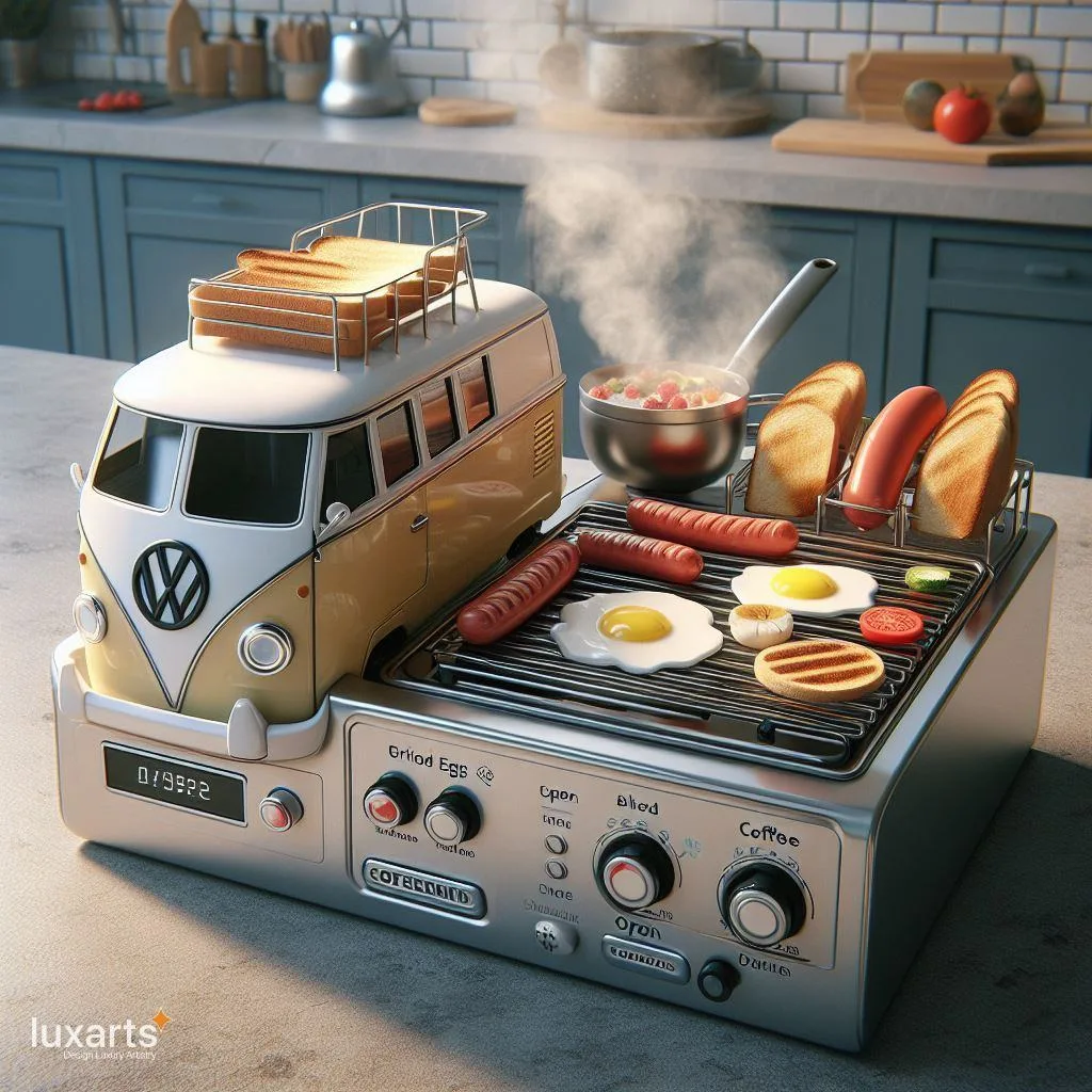 Retro Breakfast Vibes: Volkswagen Bus Inspired Breakfast Stations luxarts volkswagen bus breakfast stations 18 jpg