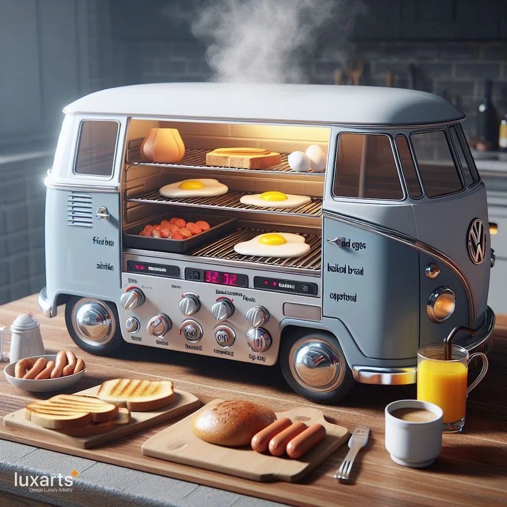 Retro Breakfast Vibes: Volkswagen Bus Inspired Breakfast Stations luxarts volkswagen bus breakfast stations 2 jpg