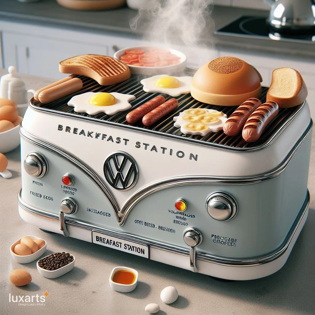 Retro Breakfast Vibes: Volkswagen Bus Inspired Breakfast Stations luxarts volkswagen bus breakfast stations 23 jpg