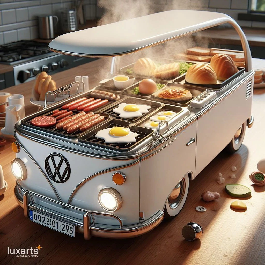 Retro Breakfast Vibes: Volkswagen Bus Inspired Breakfast Stations luxarts volkswagen bus breakfast stations 5 jpg