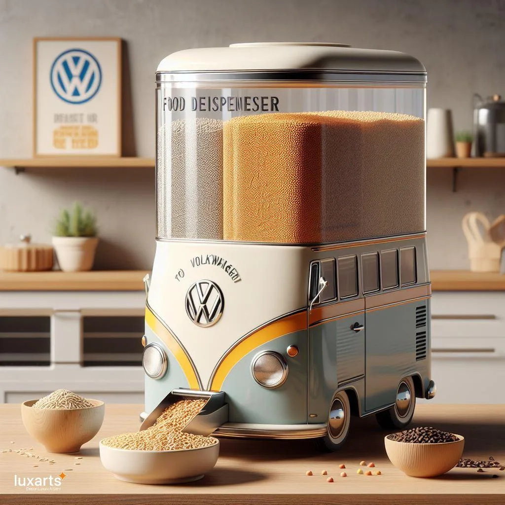 Retro Breakfast Vibes: Volkswagen Bus-Inspired Cereal Dispensers luxarts volkswagen bus cereal dispenser 11 jpg