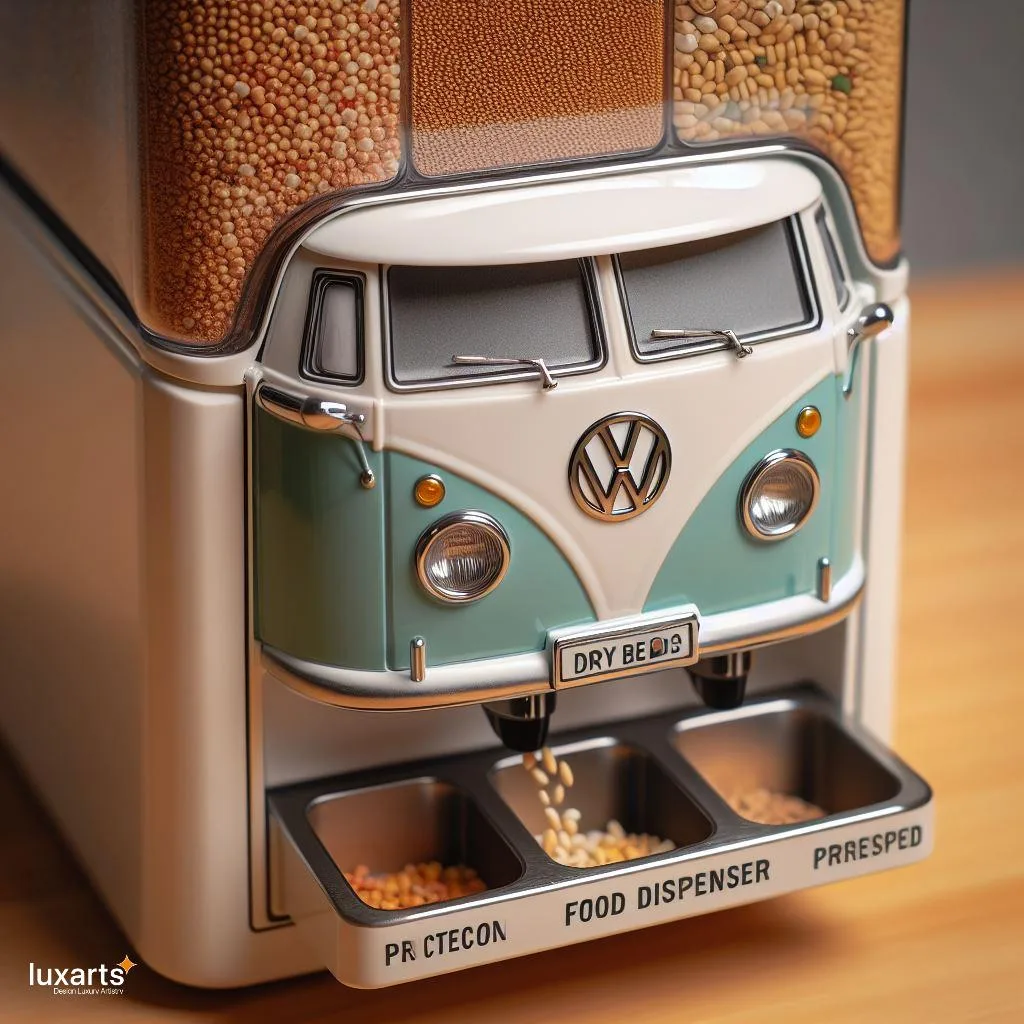 Retro Breakfast Vibes: Volkswagen Bus-Inspired Cereal Dispensers luxarts volkswagen bus cereal dispenser 16 jpg