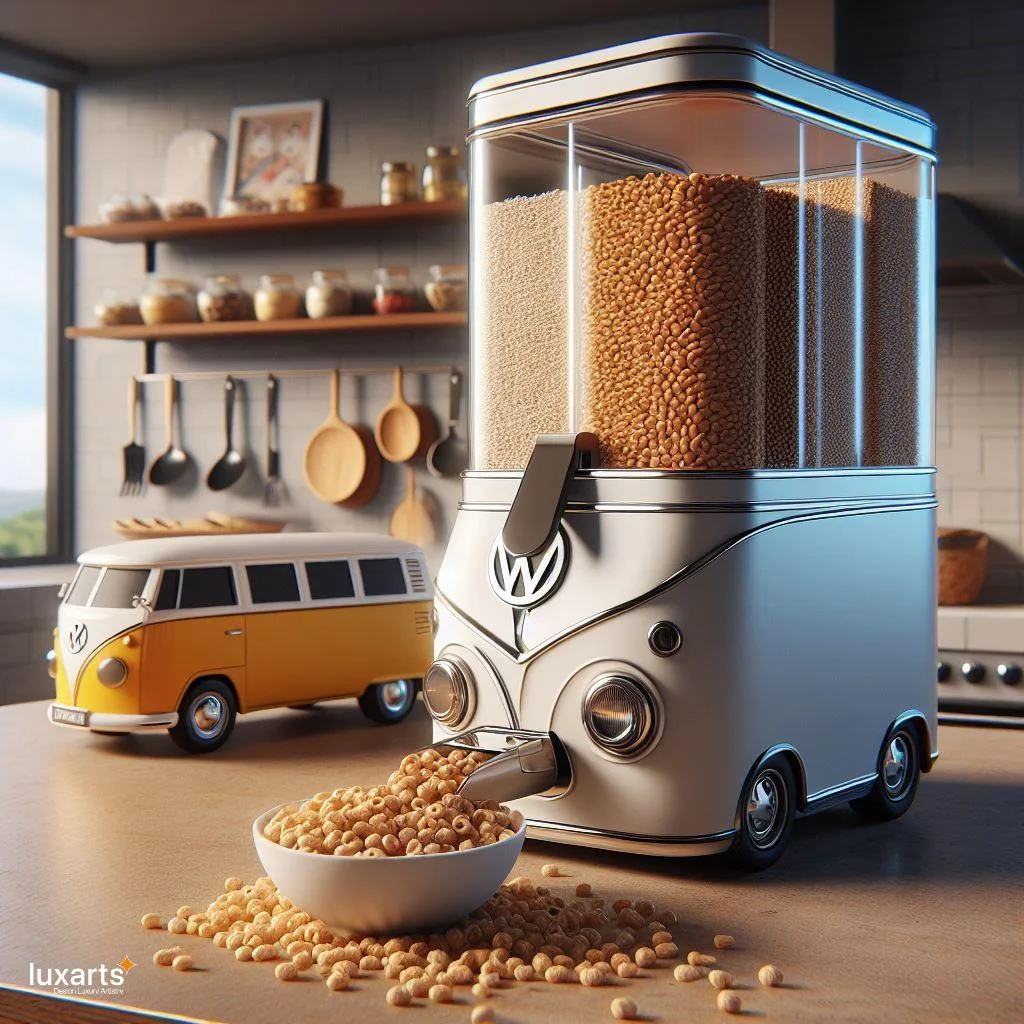 Retro Breakfast Vibes: Volkswagen Bus-Inspired Cereal Dispensers