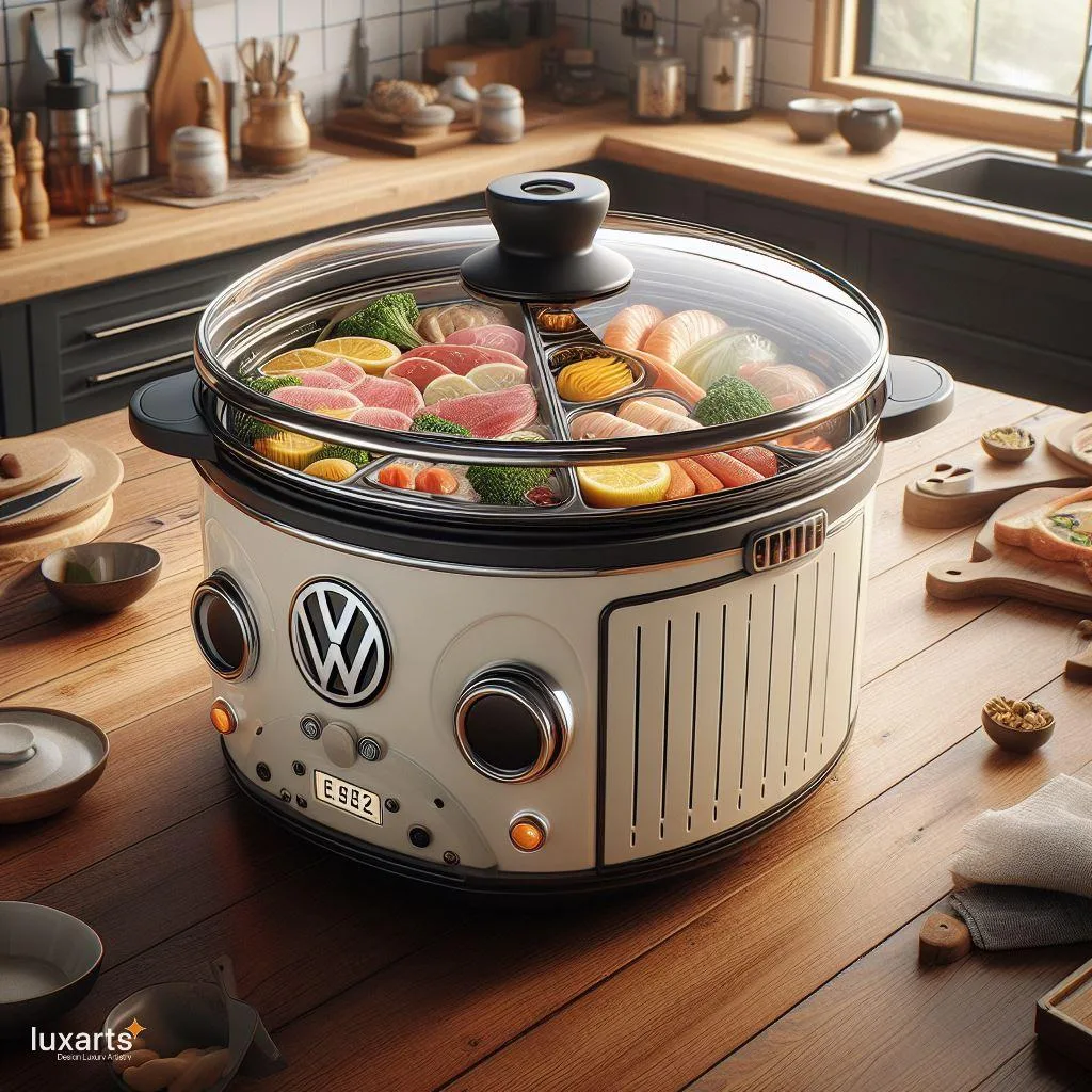 Volkswagen Bus Inspired Electric Hot Pots: Reviving Retro Vibes in Your Kitchen