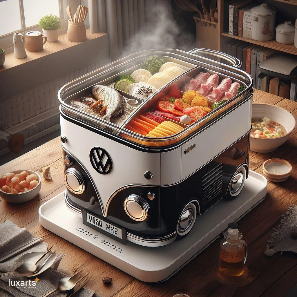 Volkswagen Bus Inspired Electric Hot Pots: Reviving Retro Vibes in Your Kitchen