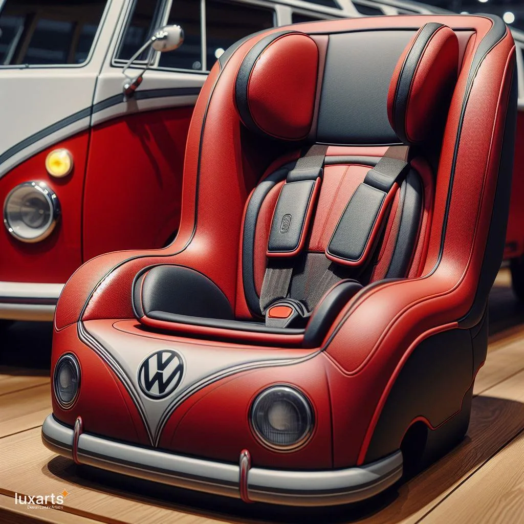 Cruise in Comfort: Volkswagen Bus-Inspired Car Seat for Retro Road Trips luxarts volkswagen bus inspired car seat 13 jpg