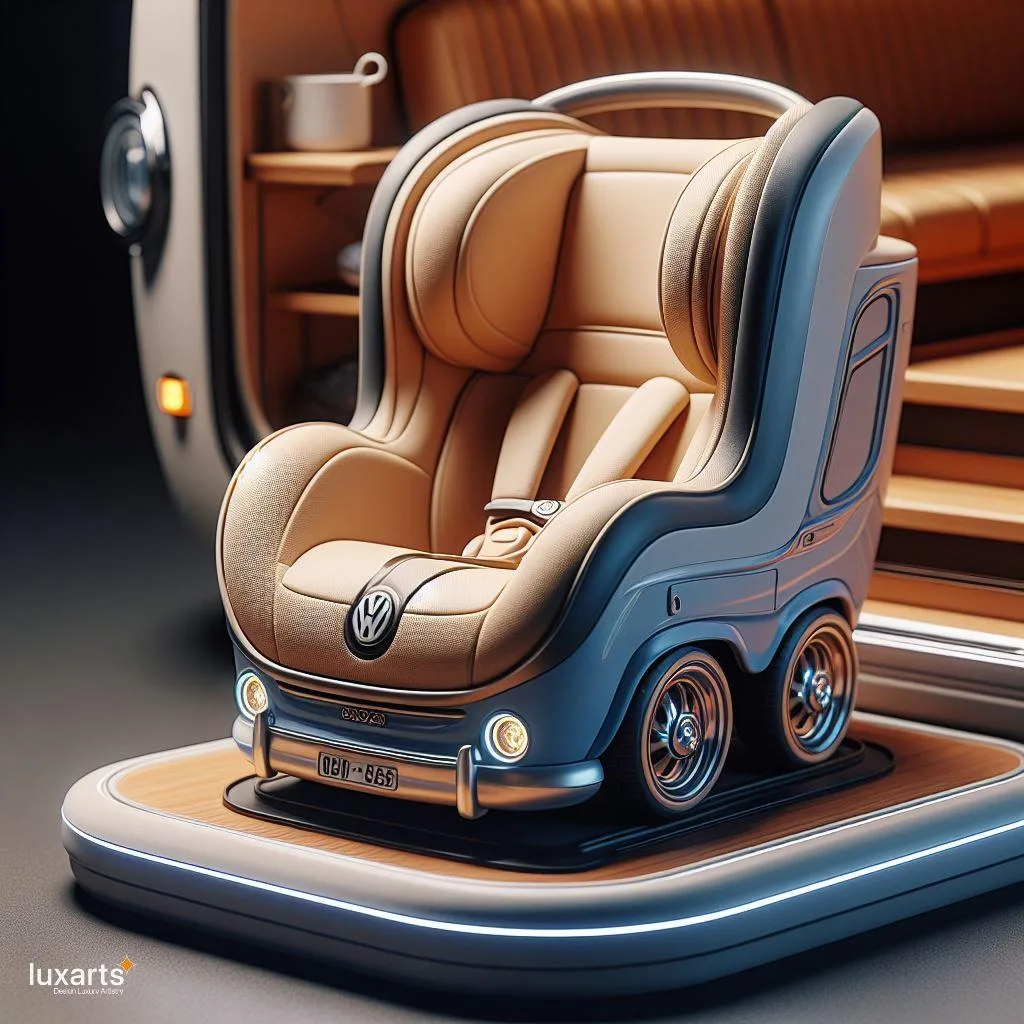 Cruise in Comfort: Volkswagen Bus-Inspired Car Seat for Retro Road Trips luxarts volkswagen bus inspired car seat 17 jpg