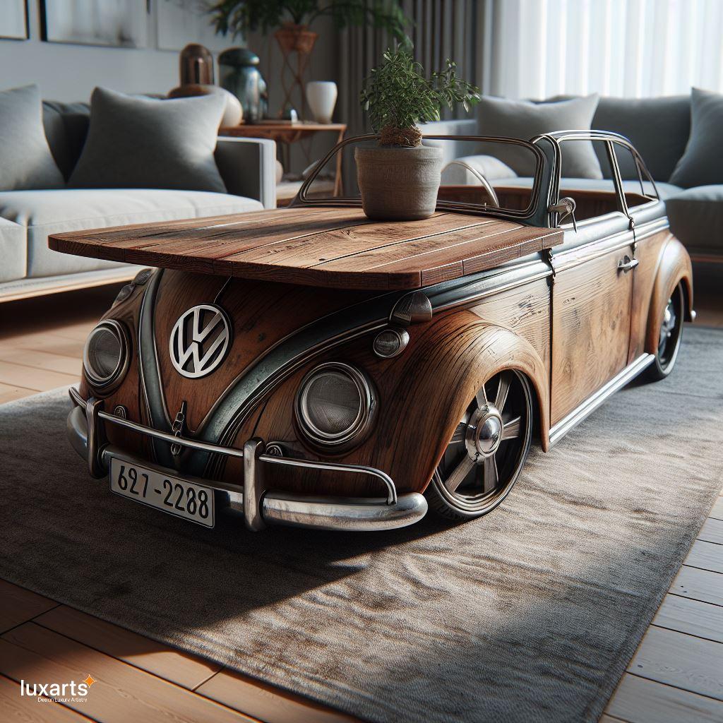 Vintage Charm: Volkswagen Bus-Inspired Coffee Tables for Retro Décor luxarts volkswagen bus inspired coffee table 7