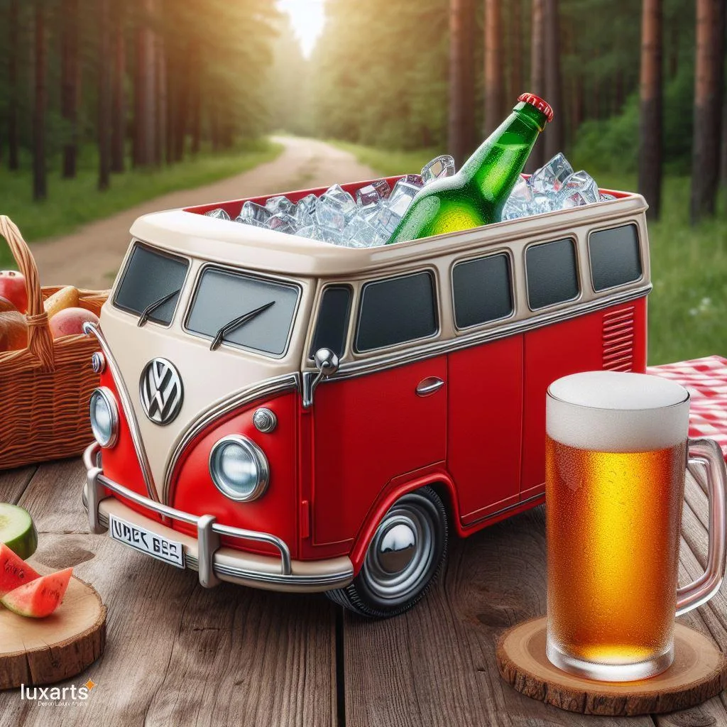 Retro Cool: Volkswagen Bus-Inspired Ice Box for Chilled Refreshments luxarts volkswagen bus inspired ice box 1 jpg