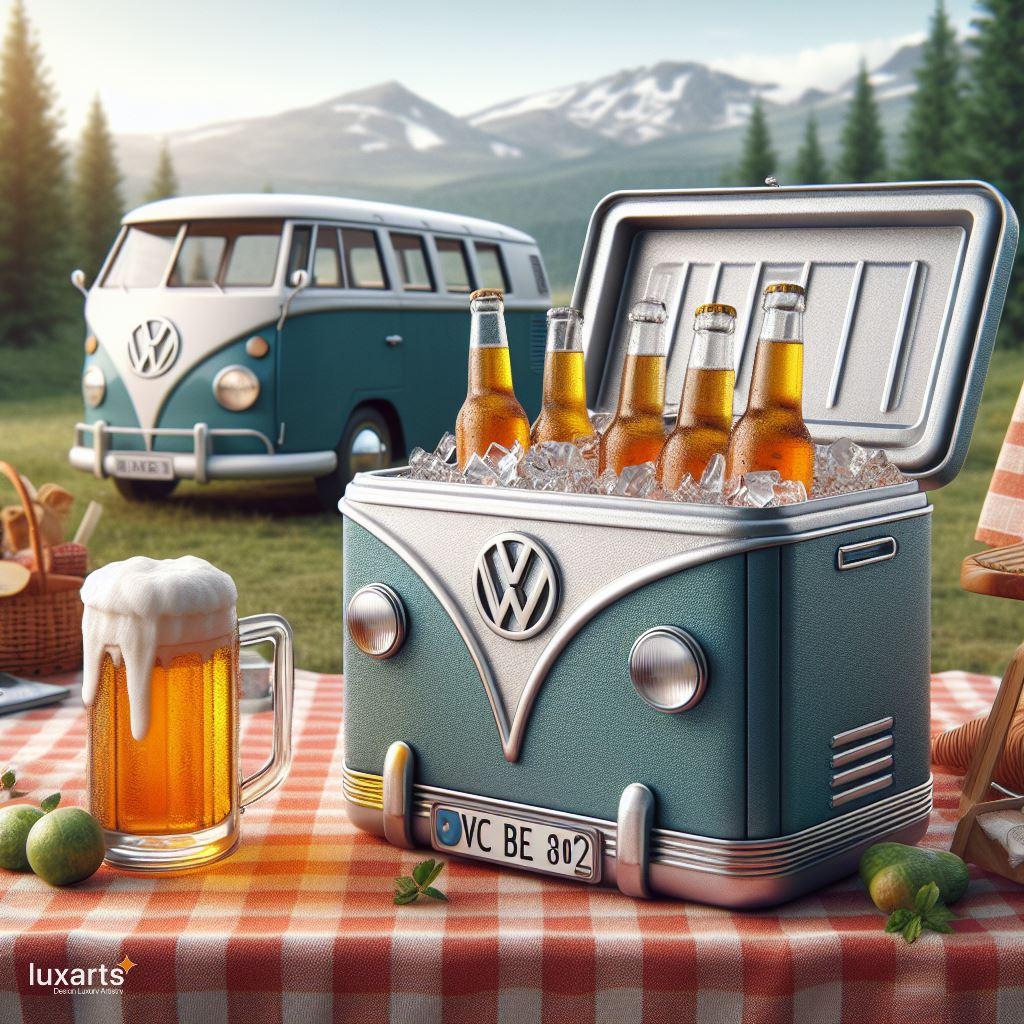 Retro Cool: Volkswagen Bus-Inspired Ice Box for Chilled Refreshments luxarts volkswagen bus inspired ice box 11