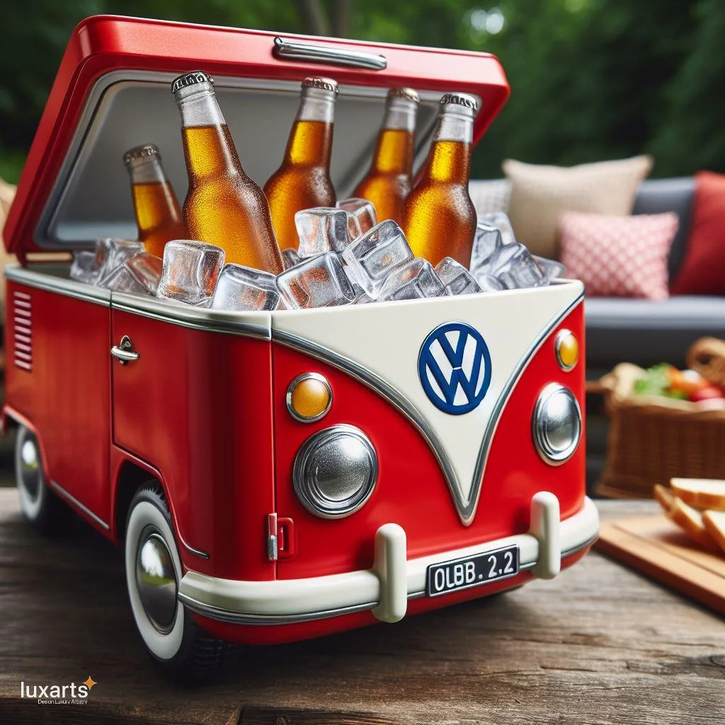 Retro Cool: Volkswagen Bus-Inspired Ice Box for Chilled Refreshments luxarts volkswagen bus inspired ice box 14 jpg