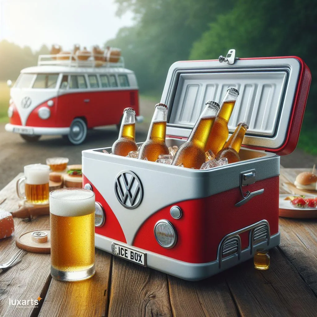 Retro Cool: Volkswagen Bus-Inspired Ice Box for Chilled Refreshments luxarts volkswagen bus inspired ice box 17 jpg