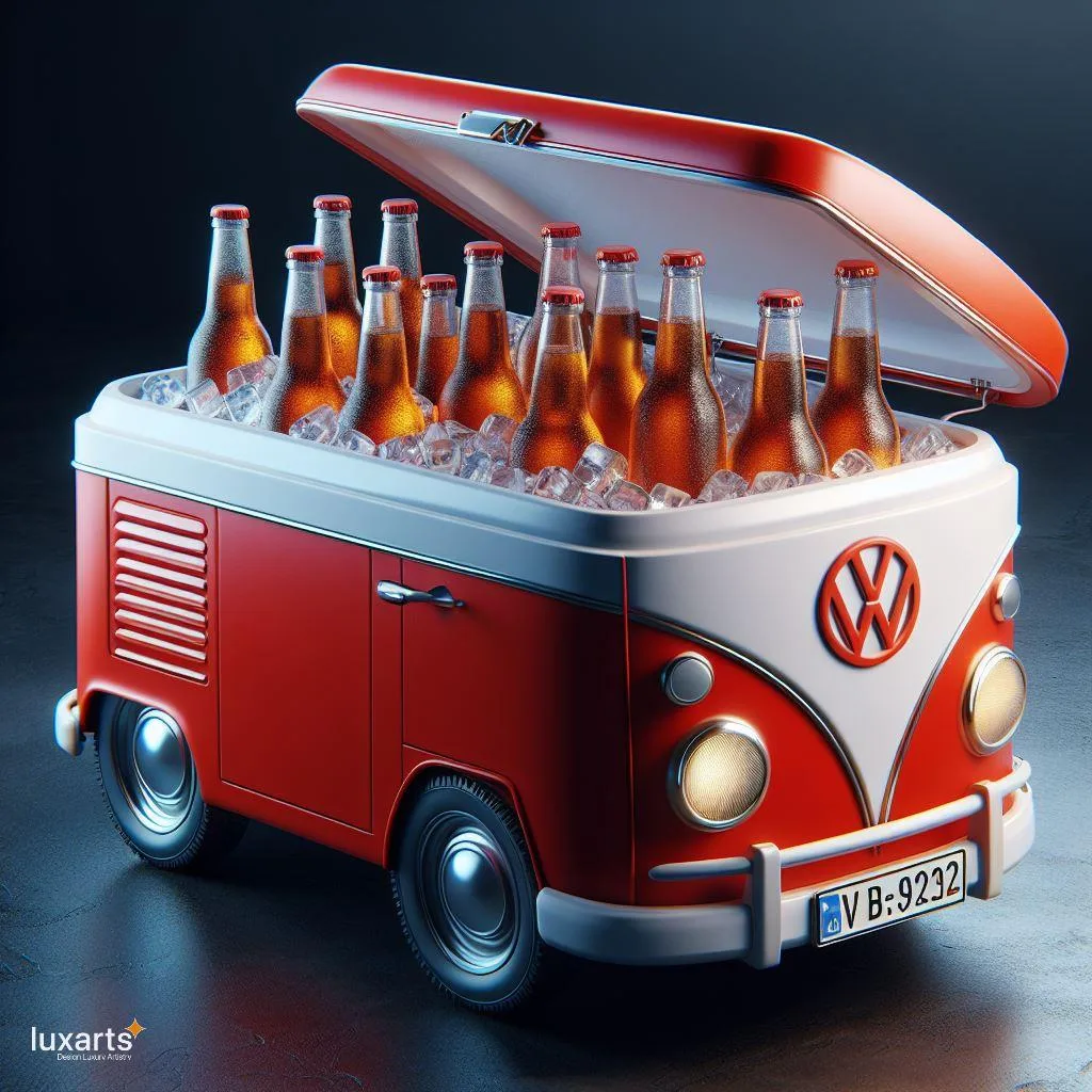 Retro Cool: Volkswagen Bus-Inspired Ice Box for Chilled Refreshments luxarts volkswagen bus inspired ice box 18 jpg