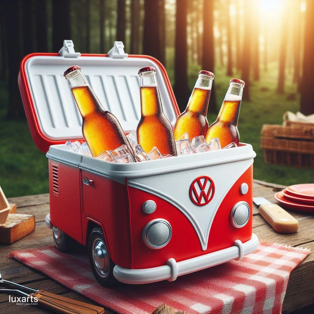 Retro Cool: Volkswagen Bus-Inspired Ice Box for Chilled Refreshments luxarts volkswagen bus inspired ice box 2 jpg