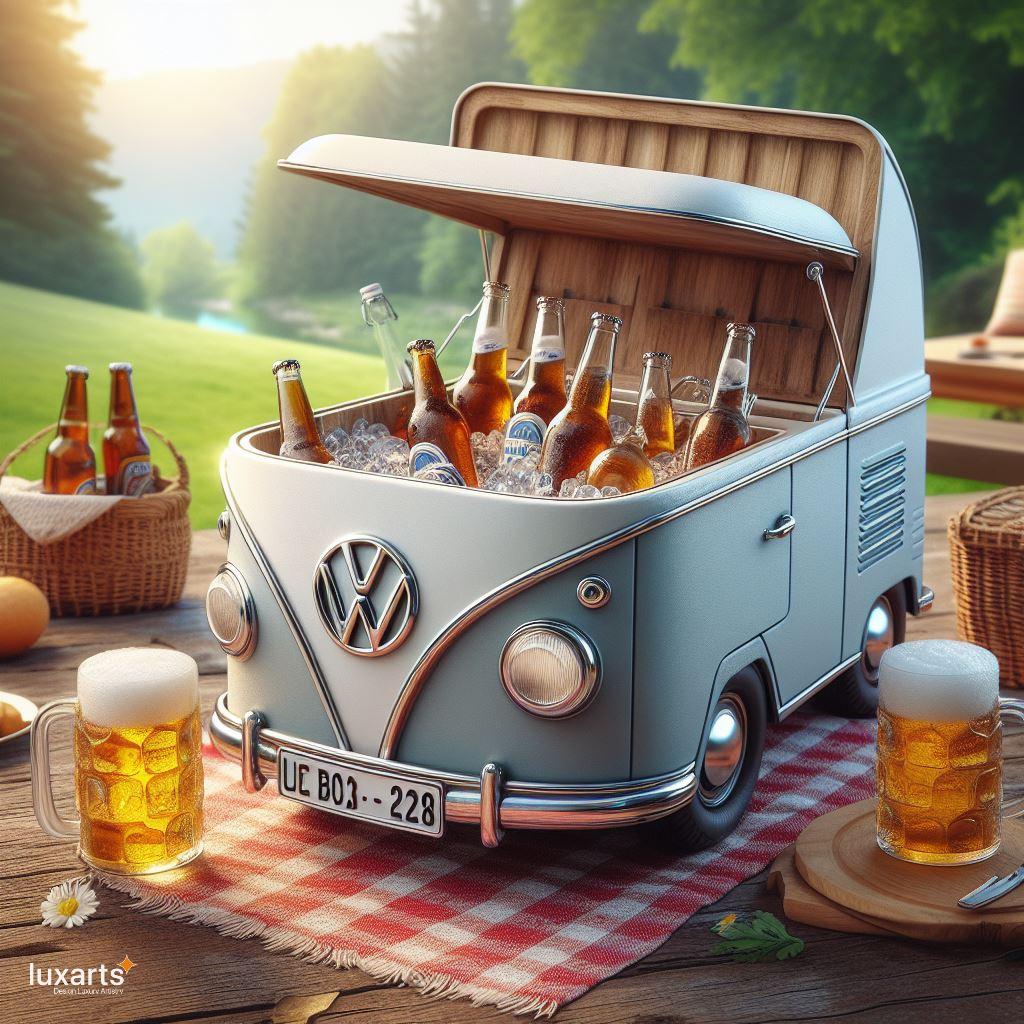 Retro Cool: Volkswagen Bus-Inspired Ice Box for Chilled Refreshments luxarts volkswagen bus inspired ice box 3