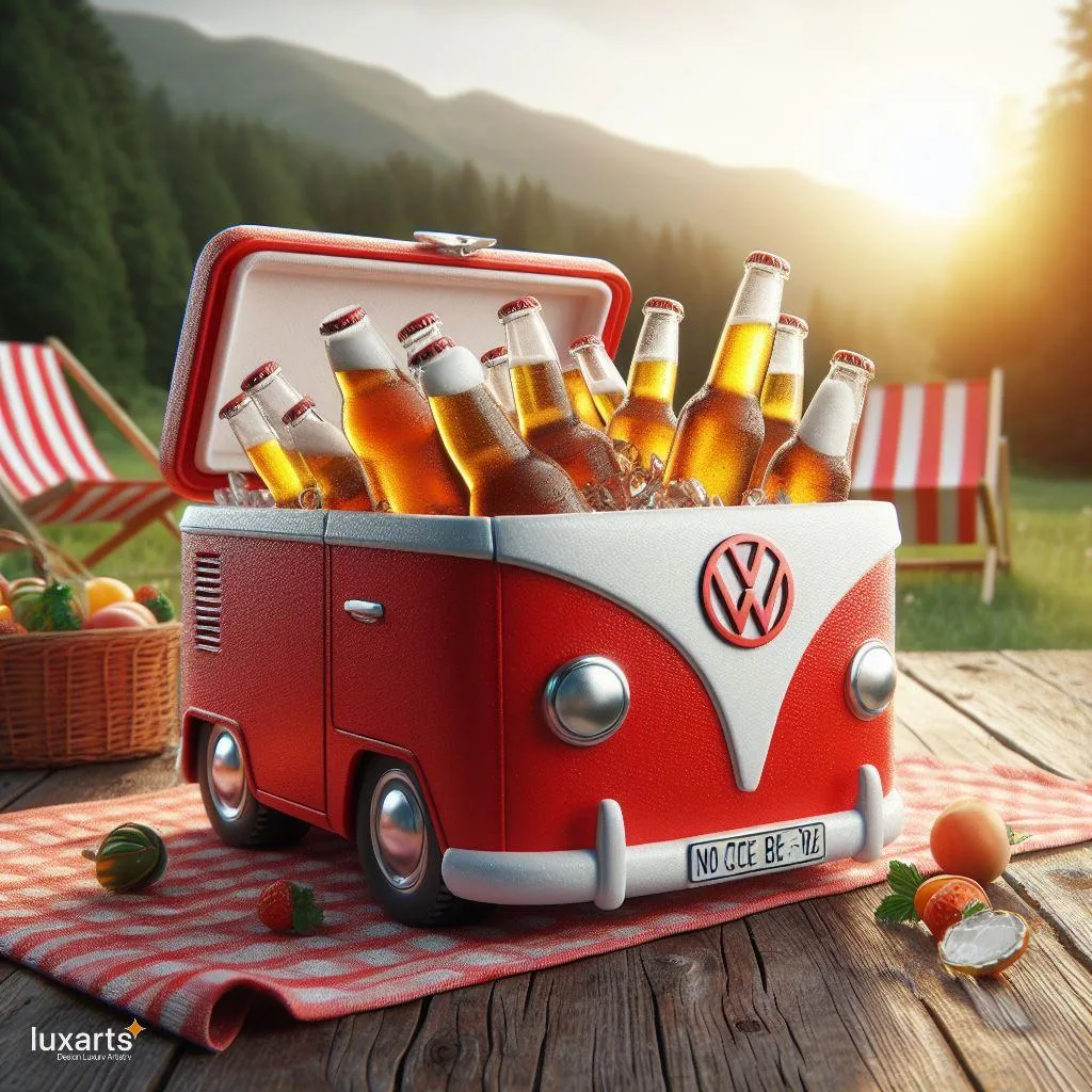 Retro Cool: Volkswagen Bus-Inspired Ice Box for Chilled Refreshments luxarts volkswagen bus inspired ice box 5 jpg