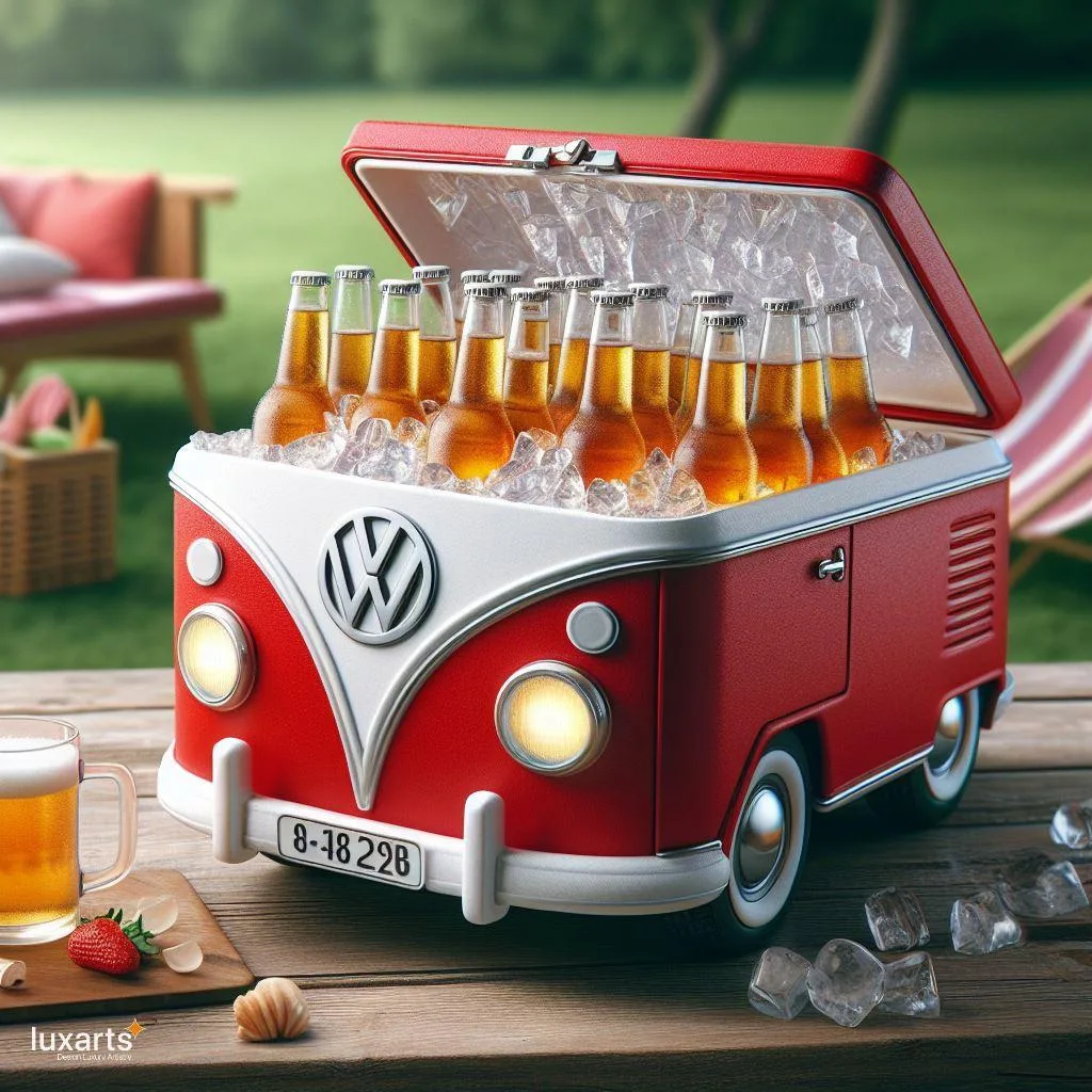 Retro Cool: Volkswagen Bus-Inspired Ice Box for Chilled Refreshments