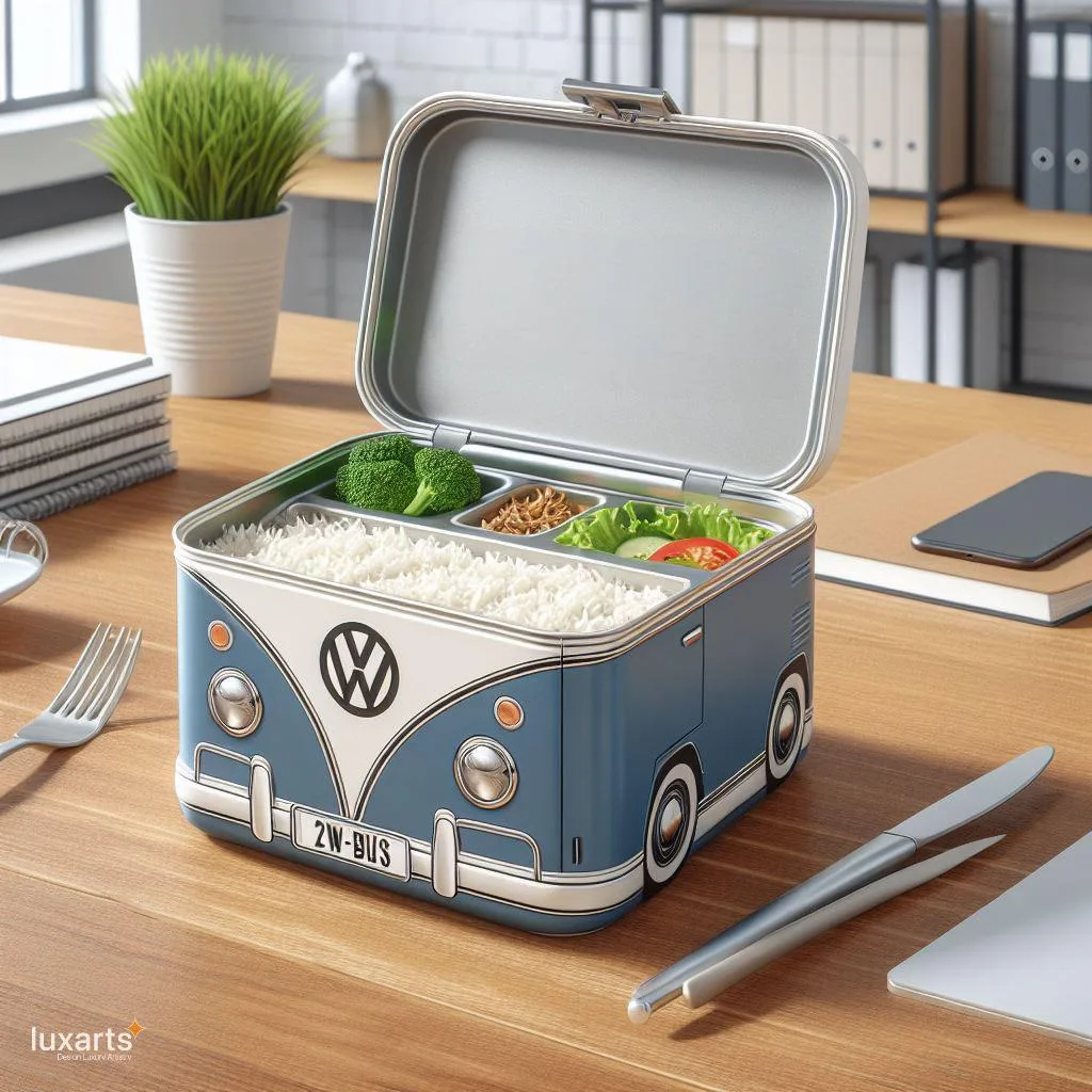 Volkswagen Bus Inspired Lunch Box: Retro Style for Your Meals luxarts volkswagen bus inspired lunch box 0 jpg
