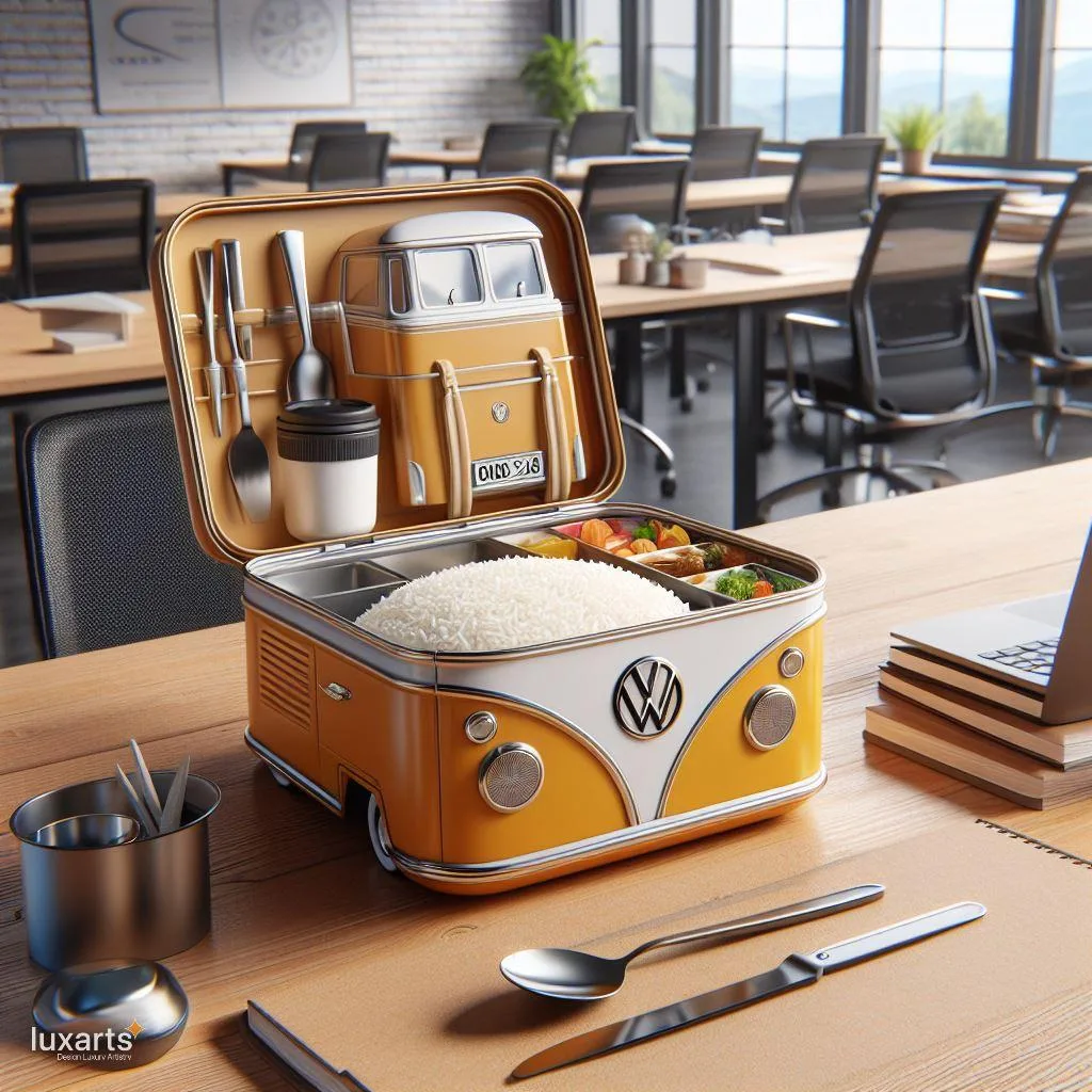 Volkswagen Bus Inspired Lunch Box: Retro Style for Your Meals