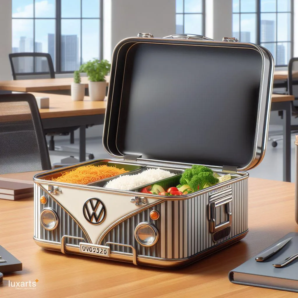 Volkswagen Bus Inspired Lunch Box: Retro Style for Your Meals luxarts volkswagen bus inspired lunch box 7 jpg