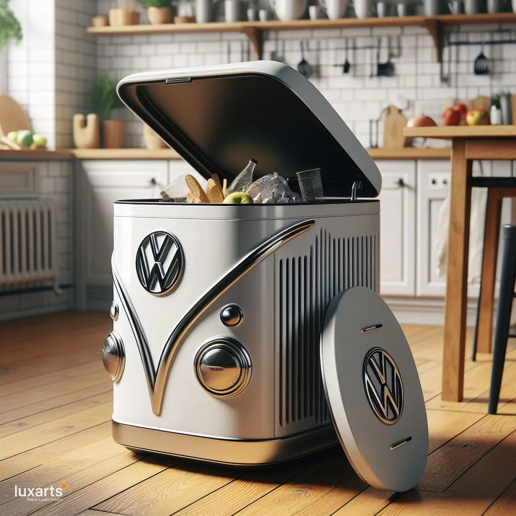 Volkswagen Bus Inspired Trash Bin: Combining Style and Functionality