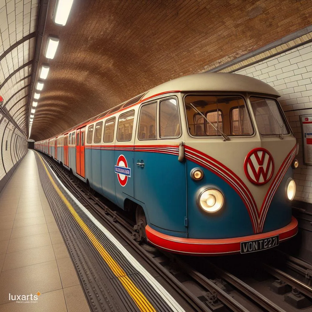 Retro Ride: Volkswagen Bus-Inspired Subway Trains for Urban Chic Commutes luxarts volkswagen bus inspired subway train 2 jpg