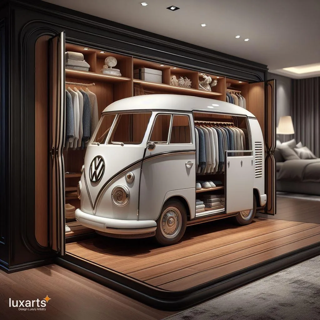 Roll in Style: Volkswagen Bus Inspired Wardrobe for Retro-Chic Bedrooms
