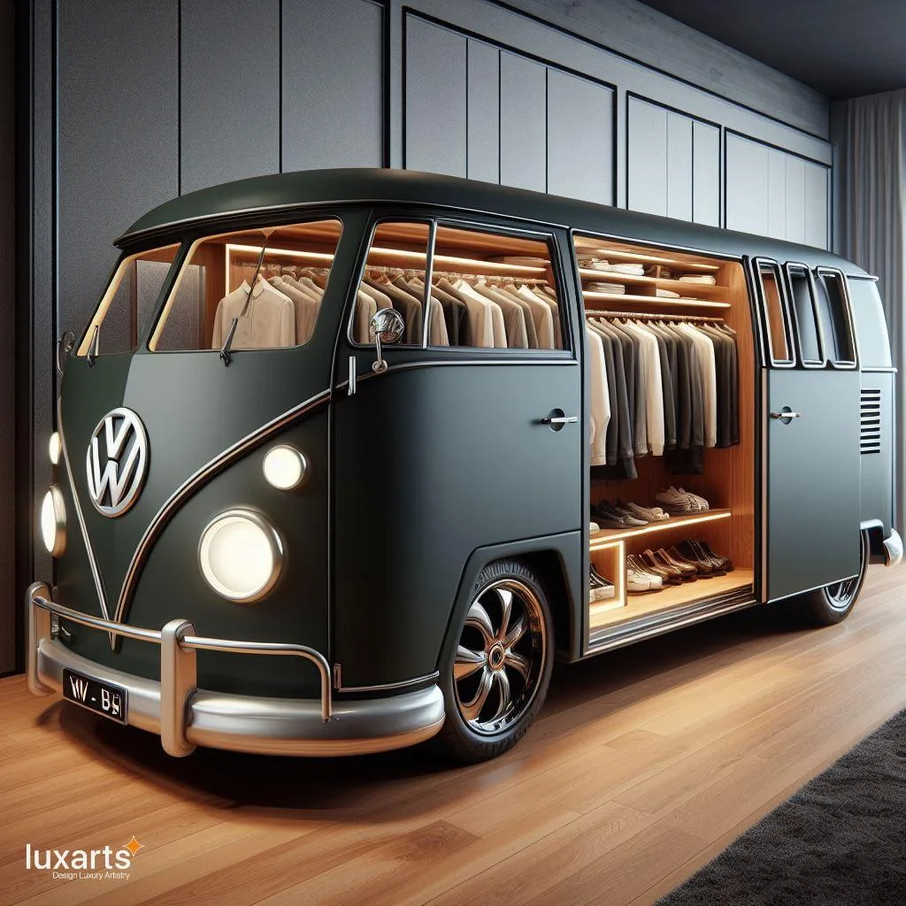 Roll in Style: Volkswagen Bus Inspired Wardrobe for Retro-Chic Bedrooms