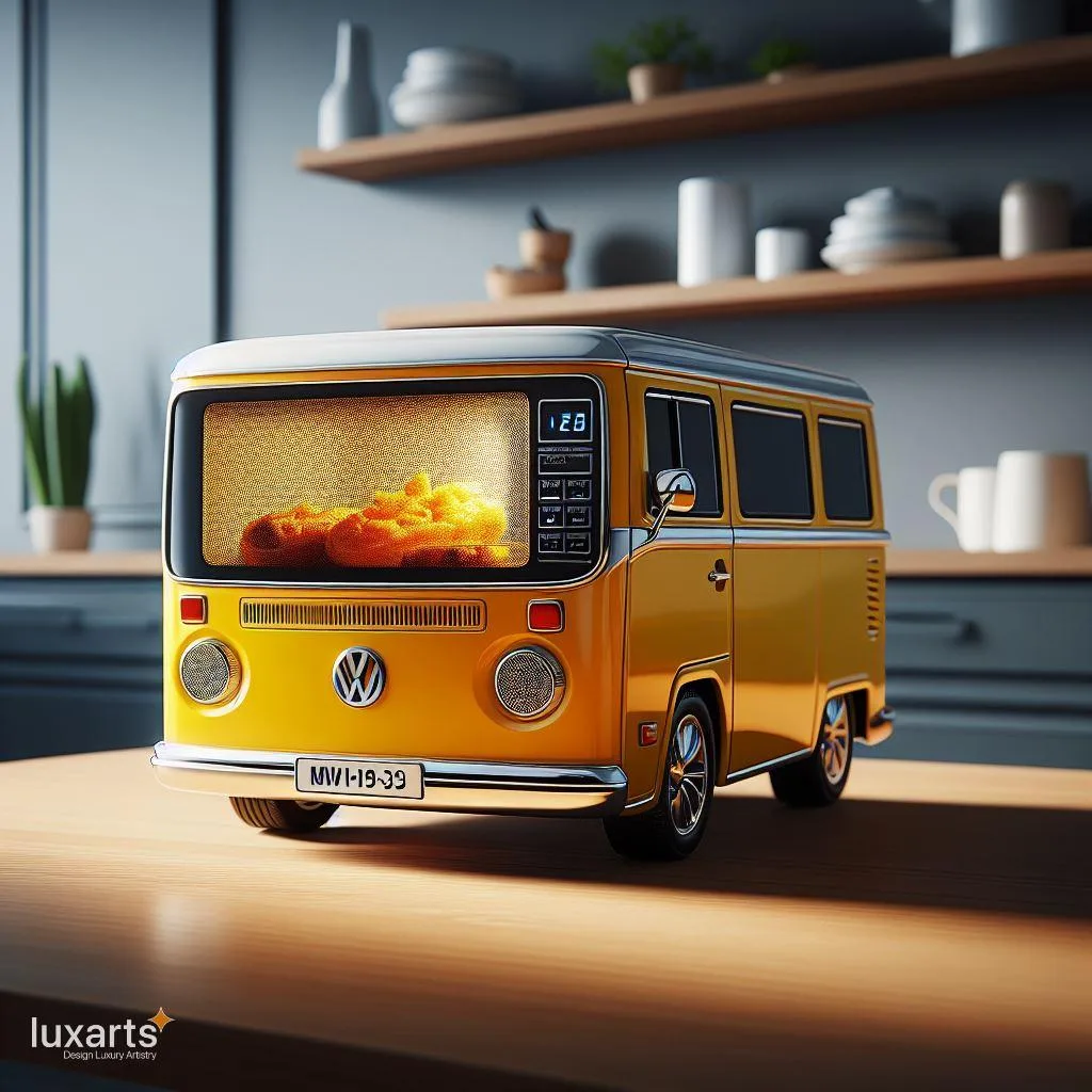 Volkswagen Bus Shaped Microwaves: Retro Style for Modern Kitchens luxarts volkswagen bus shaped microwave 0 jpg