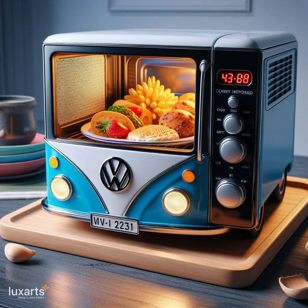 Retro Cooking Companion: Volkswagen Bus Shaped Microwaves