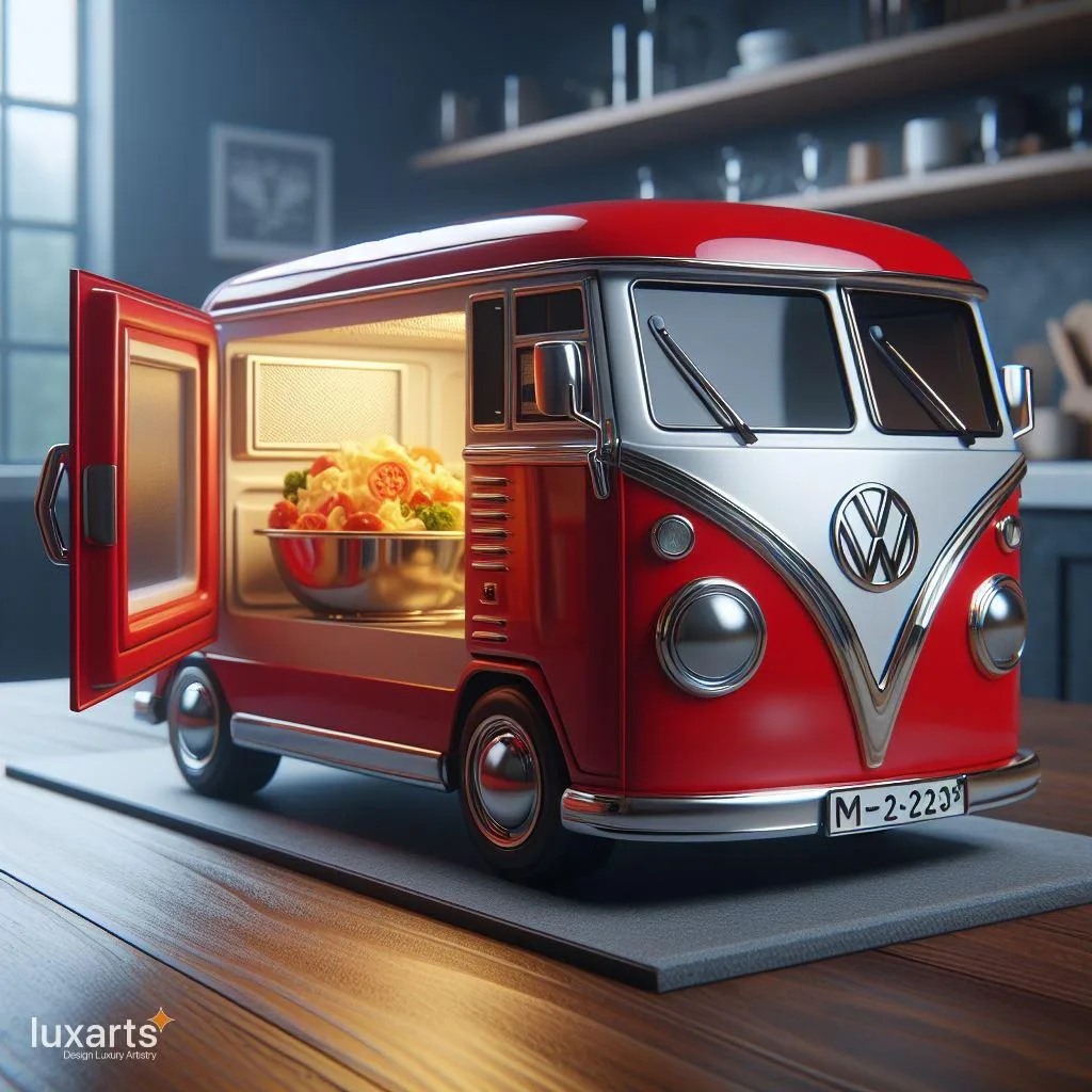 Volkswagen Bus Shaped Microwaves: Retro Style for Modern Kitchens luxarts volkswagen bus shaped microwave 13 jpg