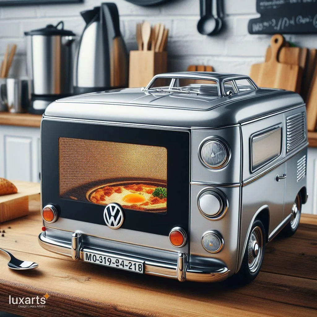Volkswagen Bus Shaped Microwaves: Retro Style for Modern Kitchens luxarts volkswagen bus shaped microwave 2 jpg