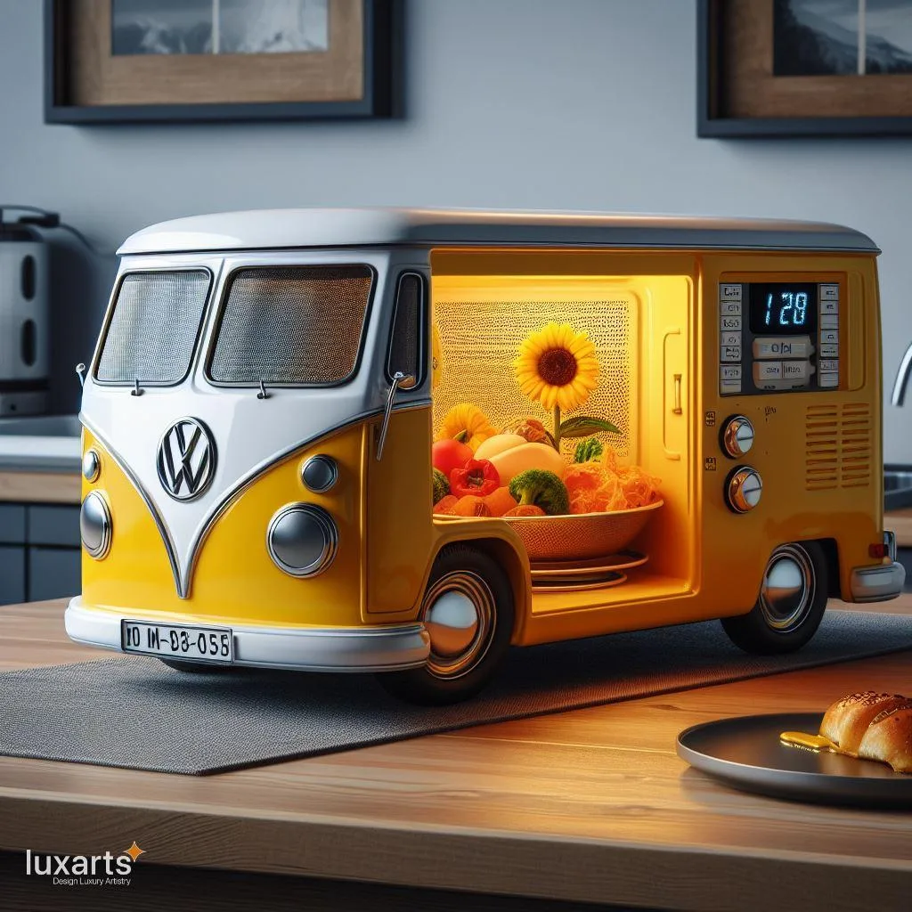Volkswagen Bus Shaped Microwaves: Retro Style for Modern Kitchens luxarts volkswagen bus shaped microwave 3 jpg