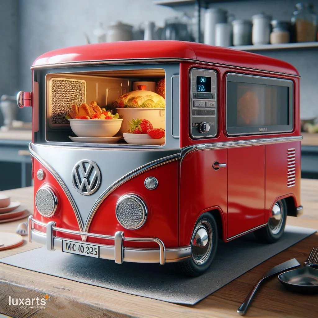 Volkswagen Bus Shaped Microwaves: Retro Style for Modern Kitchens luxarts volkswagen bus shaped microwave 4 jpg