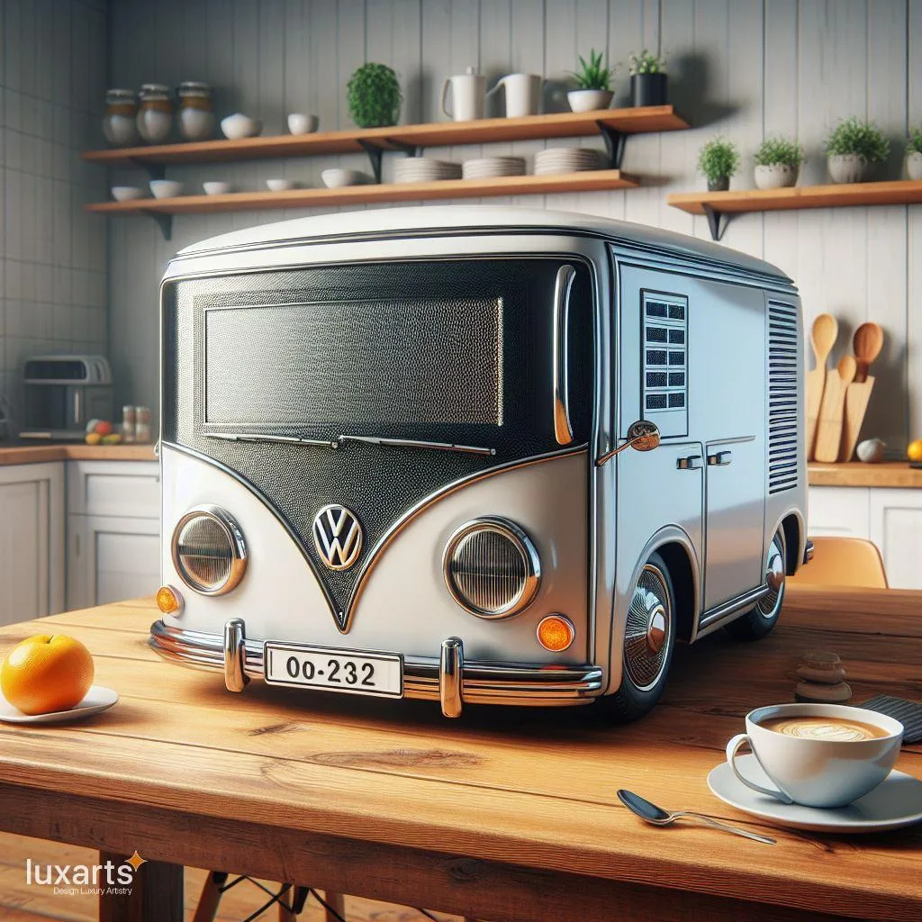 Volkswagen Bus Shaped Microwaves: Retro Style for Modern Kitchens luxarts volkswagen bus shaped microwave 6 jpg
