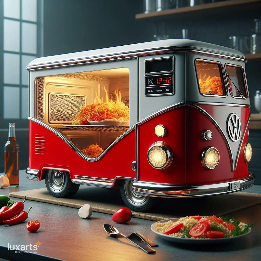 Volkswagen Bus Shaped Microwaves: Retro Style for Modern Kitchens luxarts volkswagen bus shaped microwave 7 jpg